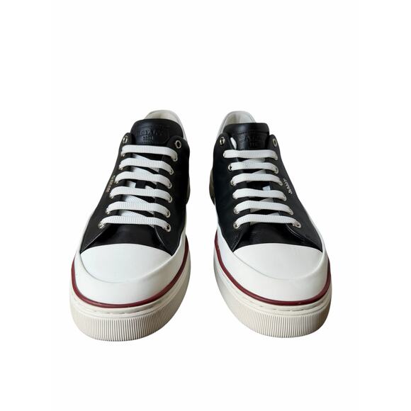 Bally Maily Authentic Black/White Low Top Lace Up Calf Leather Sneakers Size 12 main image 4